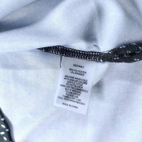 Redvanly PUREpoly Pascal Polo Shirt Mens Large Black Geometric Golf Performance - Picture 8 of 16